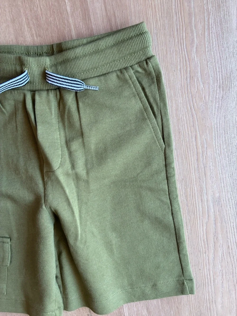 NWT Mayoral Palm Tree Boy Set cotton shorts drawstring t green summer school 6